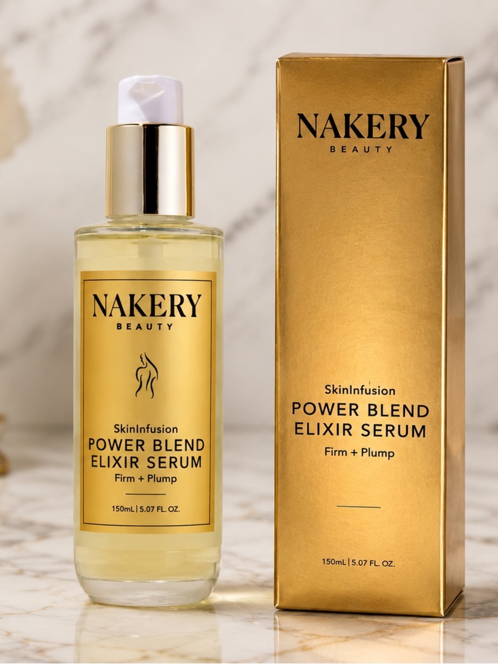 Nakery Beauty Power Blend Elixir Serum - Firm & Plump. 150ml